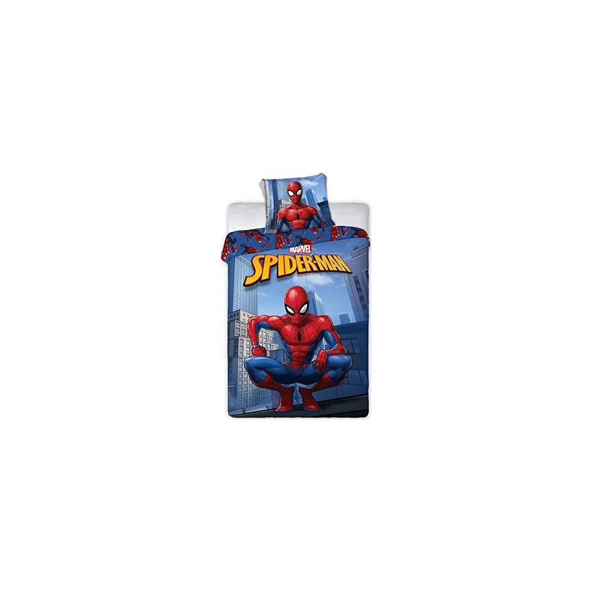 Housse de couette Spider-Man 140 x 200 cm + taie d'oreiller