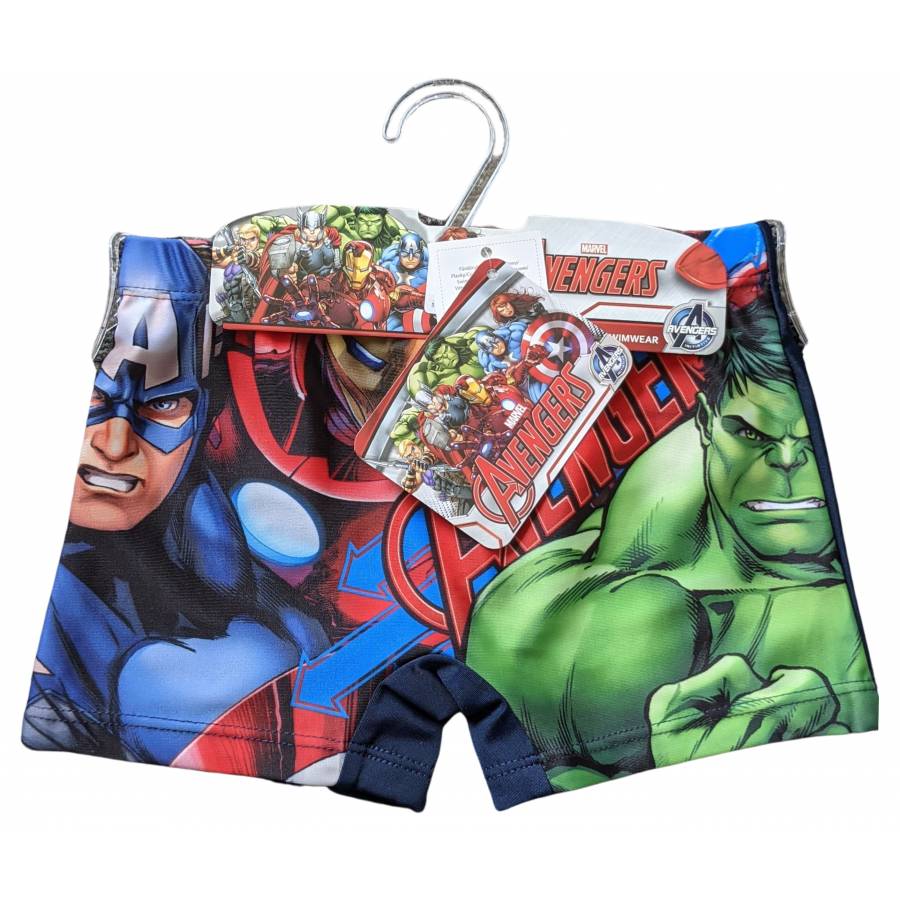 Conception Hulk Iron Man Captain America Séchage Rapide Marvel Avengers Short de Bain pour Garçon Taille 4 à 10 Ans Boxer de Bain Garçon 
