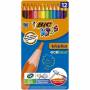 Boite en métal de 12 crayons de couleur BIC Kids Evolution