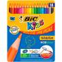 Boite en métal de 18 crayons de couleur BIC Kids Evolution