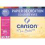 12 Canson Creative Papers Vivid colors A4