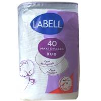 LABELL 40 maxi Oval Duo Make-up-Entfernerscheibe