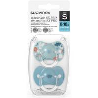 Sucettes Suavinex Symétrique Sx Pro Forest Bleu 6/18 mois