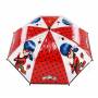 Miraculous Rainy Days roter Regenschirm für Kinder
