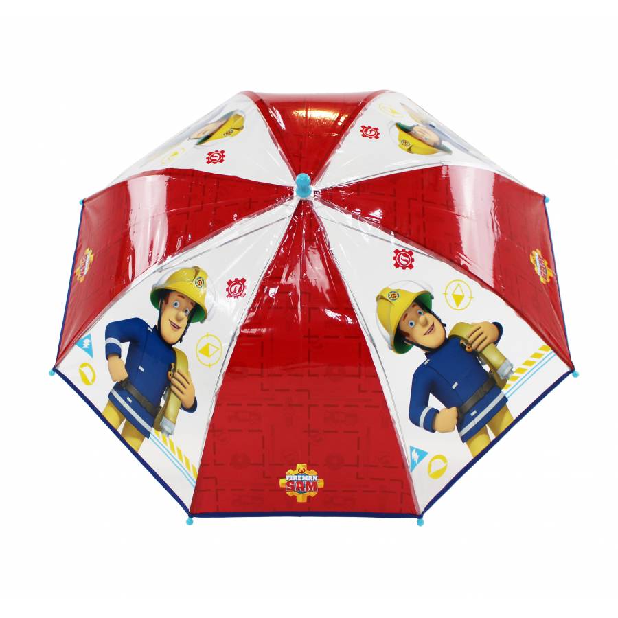 Sam der Feuerwehrmann Regenschirm für Rot Kinder