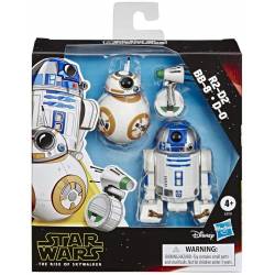 Figuras de Star Wars R2-D2 BB-8 y D-0 Galaxy of Adventures de 12,5 cm