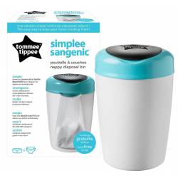 Simplee Sangenic poubelle à couches Tommee Tippee
