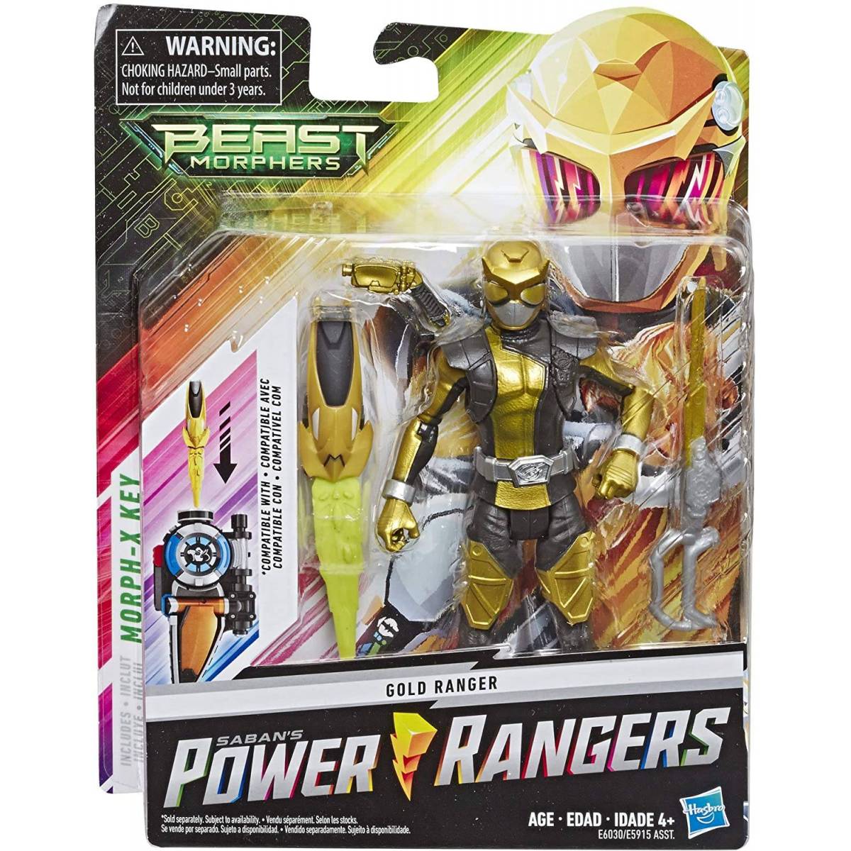 Figurine Power Rangers Morph-X Key Gold Ranger
