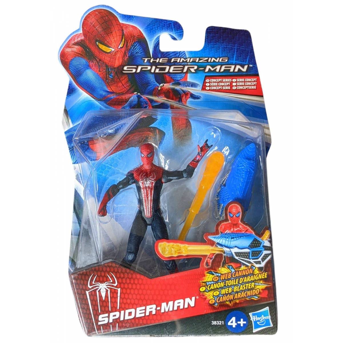 The Amazing Spider-Man Spider Cannon Action Figur 10 cm
