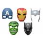 Masken Marvel Avengers - Iron Man, Hulk, Black Panther, Thor, Captain America
