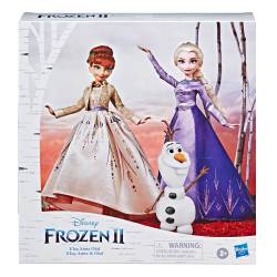Coffret Poupée La Reine des Neiges 2 Elsa Anna et Olaf