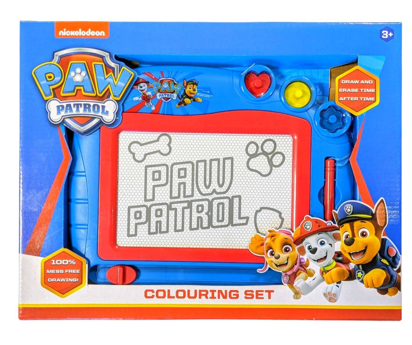 tampons pat patrouille paw patrol 38 cm ardoise magique magnetique avec crayon 