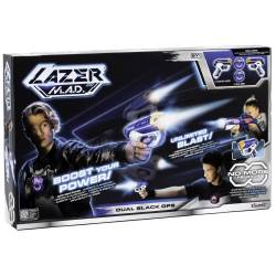 Set 2 joueurs Lazer MAD 2 mini blasters + 2 cibles interactives