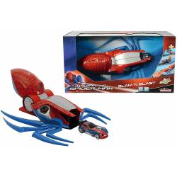 Lanceur + voiture The Amazing Spider-Man Slam 'N Blast