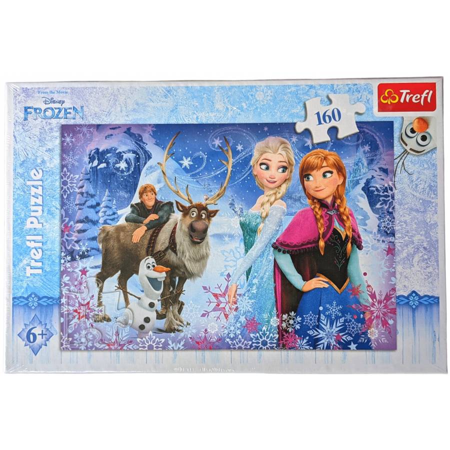 Trefl 160 Stück Kinder Mädchen Disney Frozen Anna Elsa Schlittschuhlaufen 