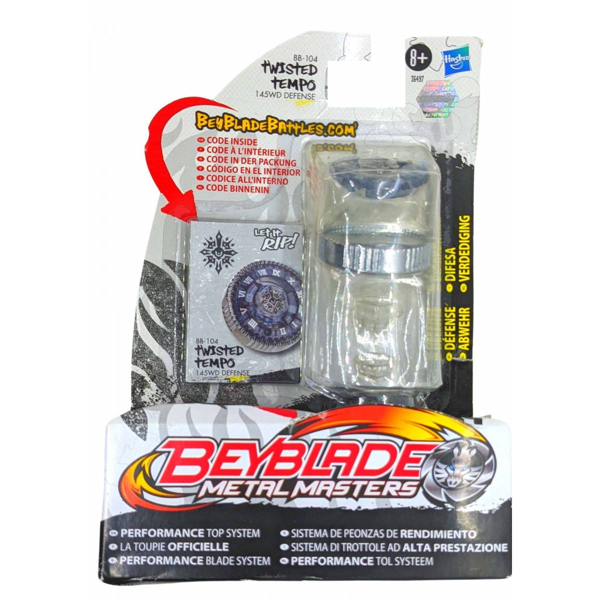 Beyblade Metal Masters Twisted Tempo BB-104 Spinning Top