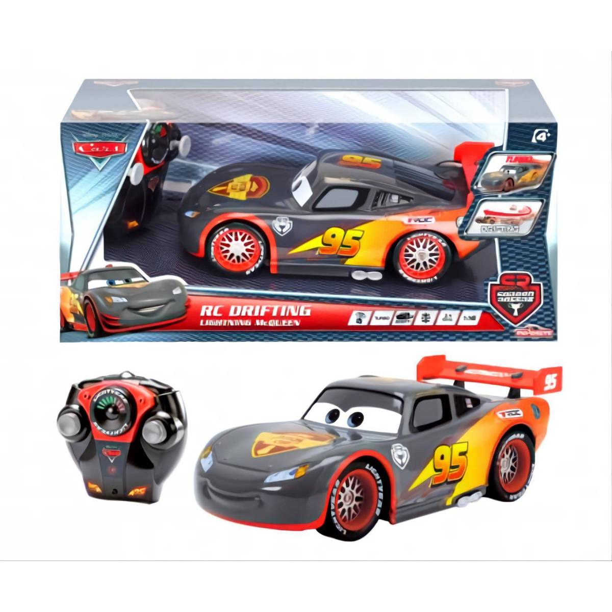 Lightning Mcqueen Carbon 1/16 Disney Cars Ferngesteuertes Auto