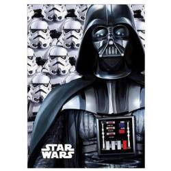 Star Wars Dark Vader Fleece Plaid Blau Schwarz 100 x 150 cm