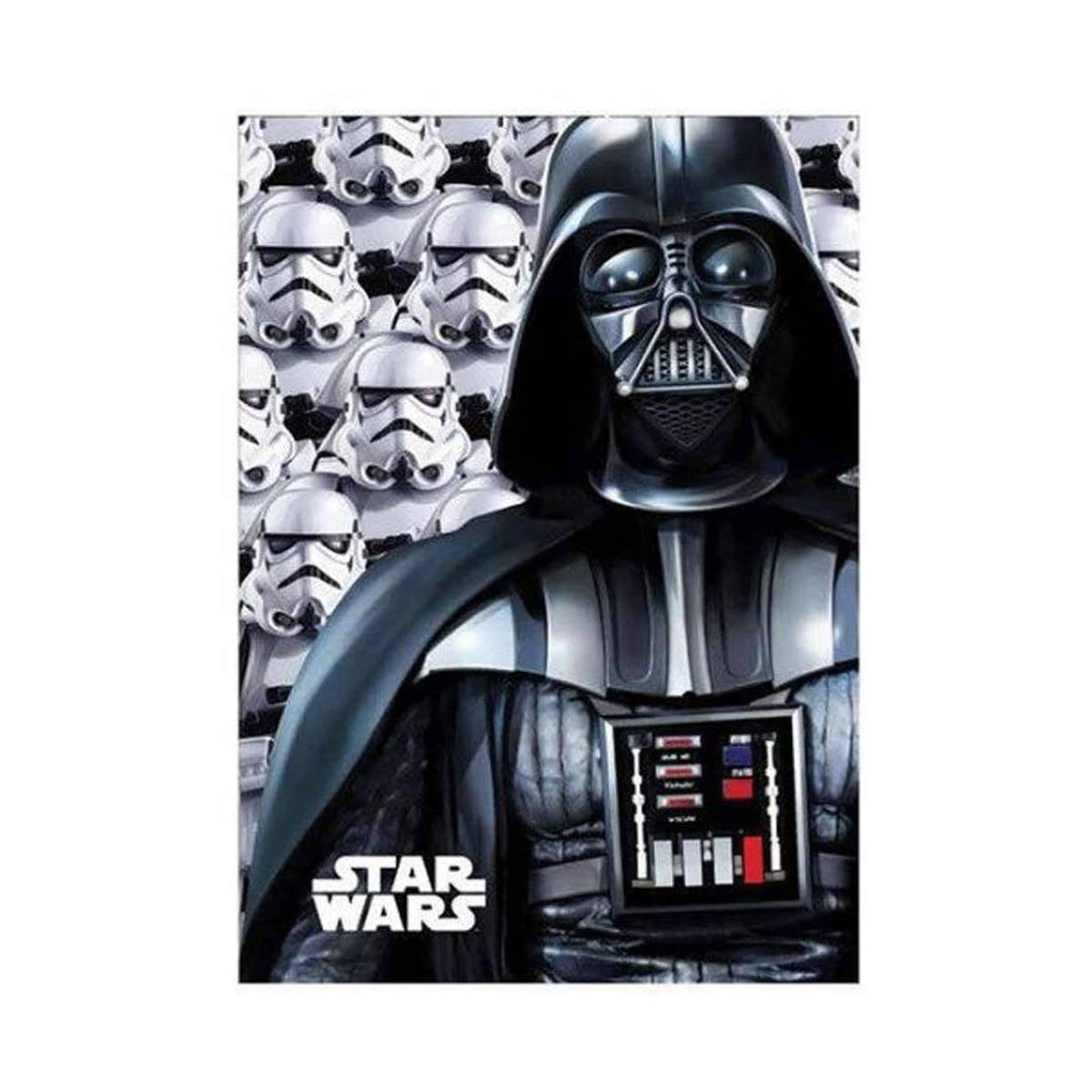 Polar plaid Star Wars Dark Vader Blue & Black 100 x 150 cm