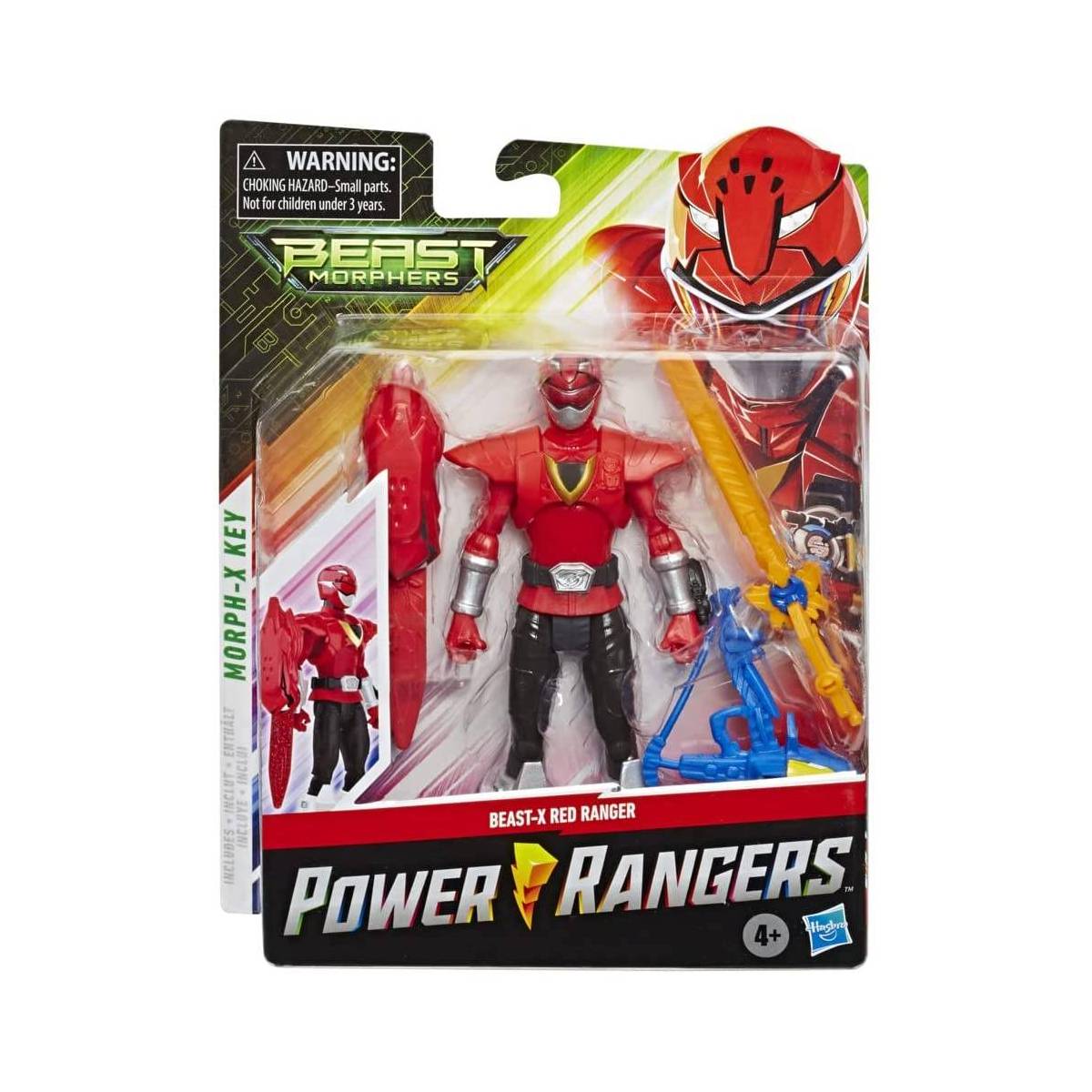 Jouet Power Rangers 15 cm Figurine du Ranger Rouge Power Rangers Beast Morphers 
