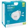 20 Masques respiratoires Blanc Ice Pro Mask FFP2