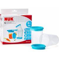 6 Nuk storage jars 6 months+ 200 ml
