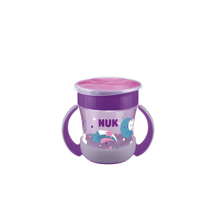 Mini Learning Cup + Night Soother 6-18 months Nuk 160 ml Purple