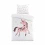 Kidzroom duvet cover 140x200 cm White Unicorn + pillowcase