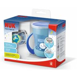 Mini Learning Cup + Night Pacifier 6-18 months Nuk Magic Cup 160 ml Blue