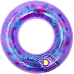 Bestway 91 cm Round beach or pool float with flirty feather