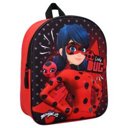 Miraculous 3D backpack Friends Around Town red 32 cm
