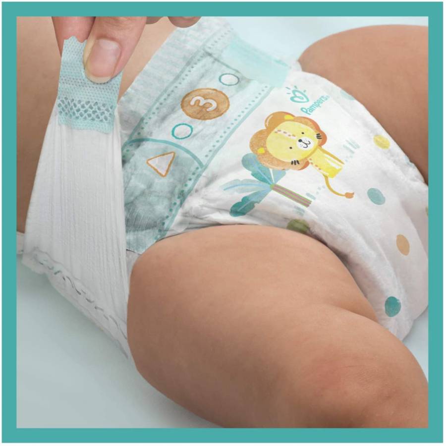 PAMPERS Baby-dry couches taille 4 (9-14kg) 96 couches pas cher
