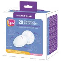 28 Almohadillas de lactancia Tigex Special Night ultra absorbentes