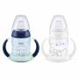 Nuk Day/Night Learning Set 6-18 months Blue/White 150 ml