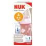 Biberon Nuk 150 ml 0-6 mois Rose First Choice+