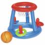 Bestway - Schwimmender aufblasbarer Basketballkorb + Ball + 3 Ringe