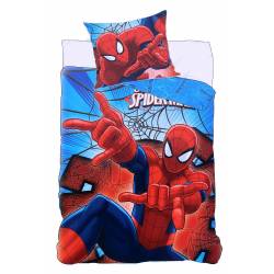 Spider-Man - Funda nórdica infantil + Funda de almohada 155 x 200 cm