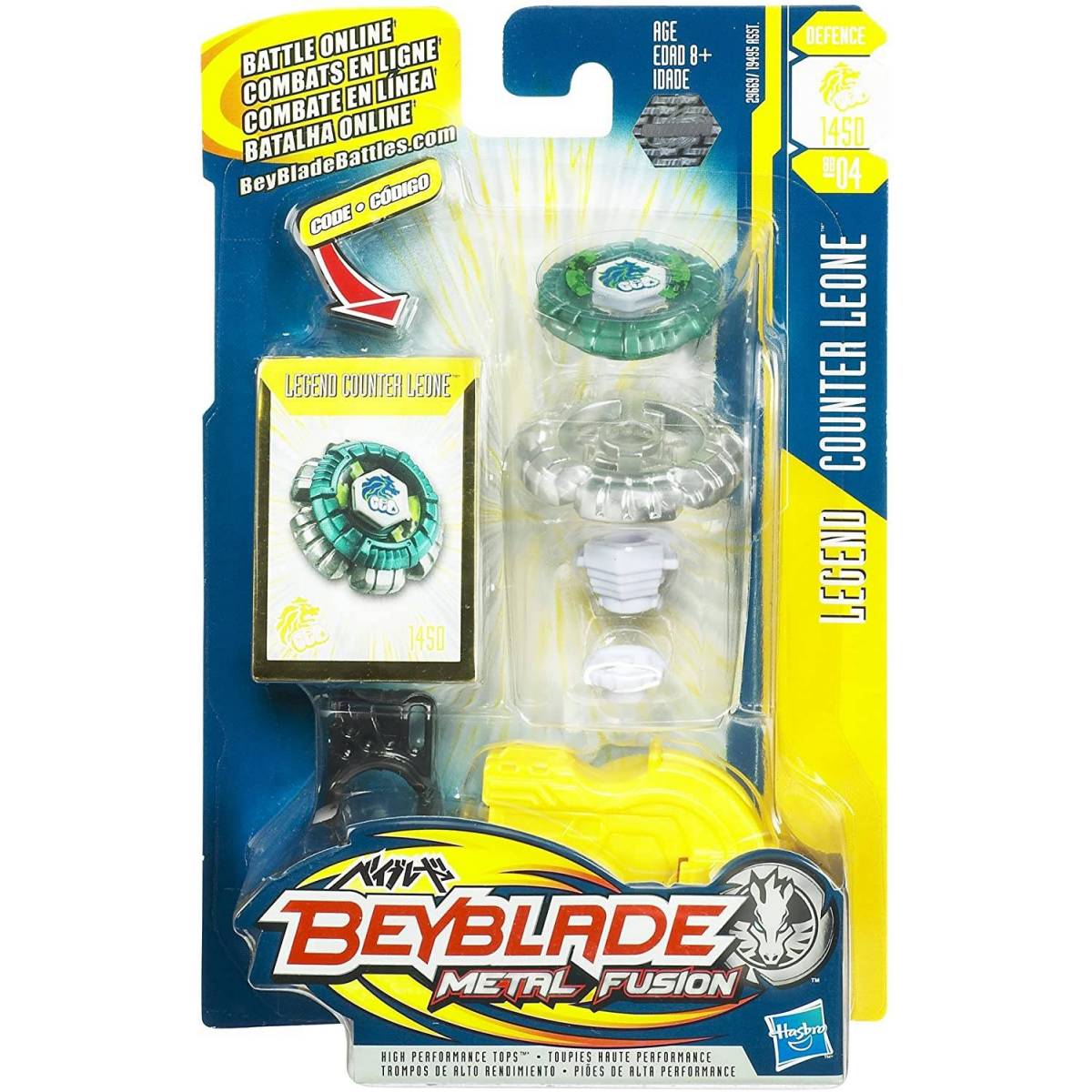 Beyblade Metal Fusion Legend Counter Leone BB-04 Spinning Top