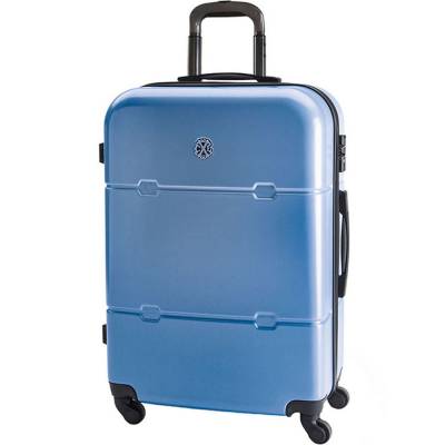 Valise rigide Christian Lacroix 72 cm Bleu 4 roues TSA
