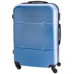 Rigid Cabin Suitcase Christian Lacroix blue 55 cm 4 wheels TSA