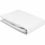 Fitted sheet 100% cotton Victoria 2 places 140 x 200 / 220 cm White