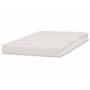 Fitted sheet 100% cotton Victoria 2 places 140 x 200 / 220 cm cream