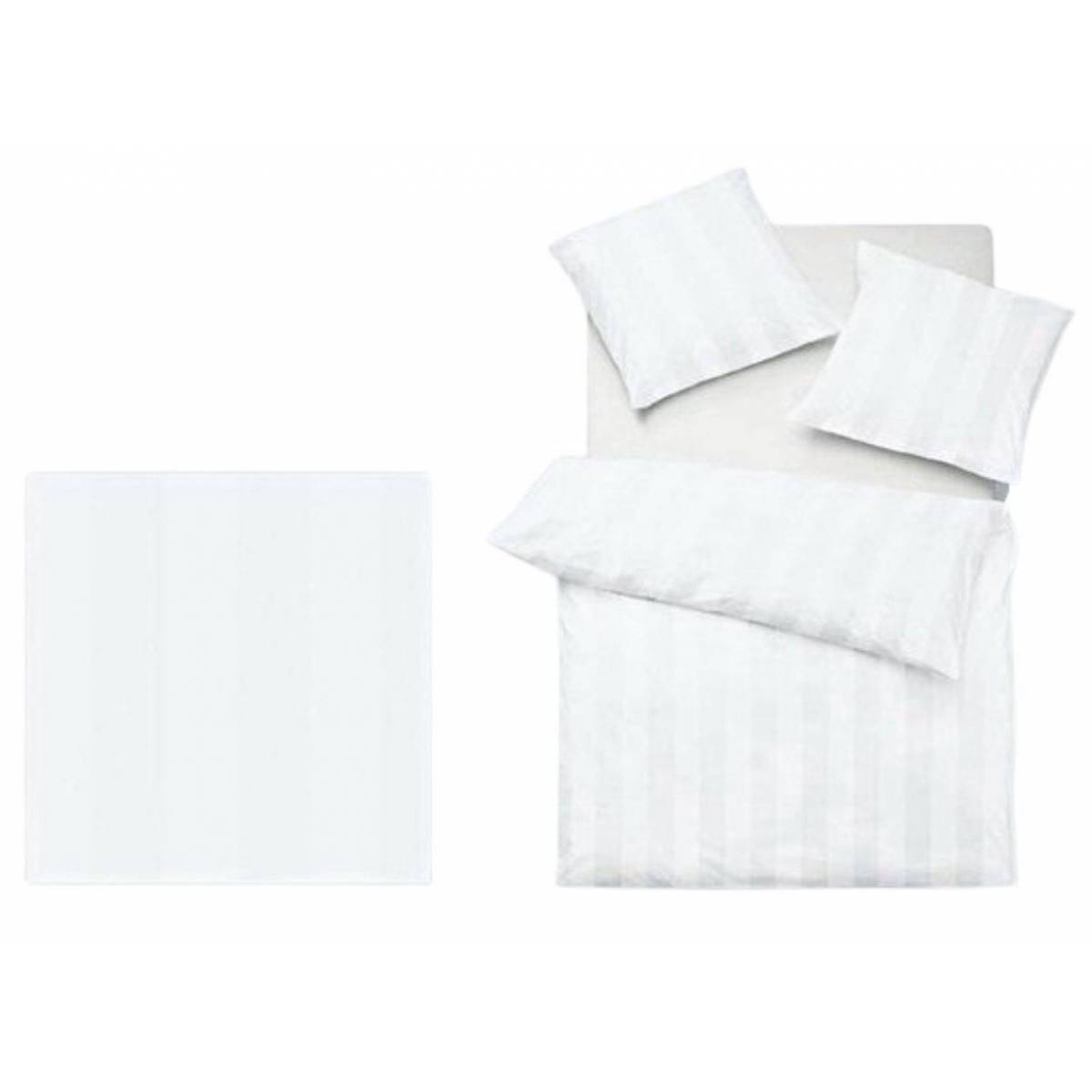 Duvet cover 140 x 200 cm White Victoria + Pillowcases