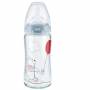 Glass bottle Nuk No Colic Winnie 240ml First Choice + 0 - 6 months