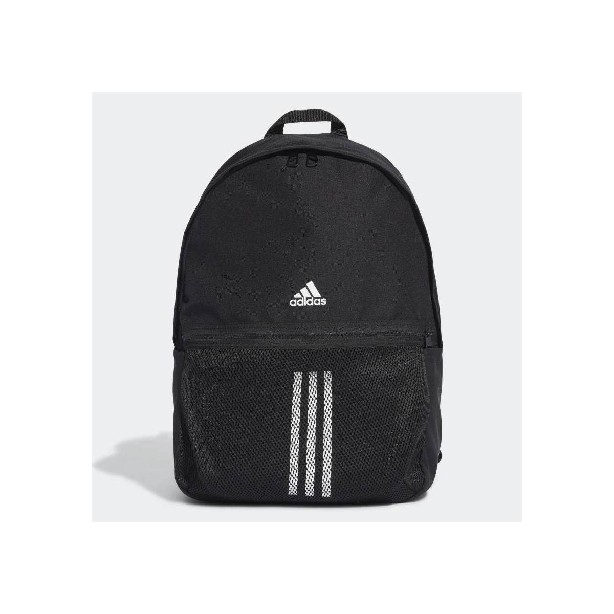Adidas klassischer 3-Streifen-Rucksack Schwarz 46 cm
