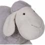 Gray Shaggy Sheep Soft Toy Jardin d'Ulysse 18 cm
