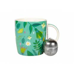 Green mug + Sema Design tea infusion