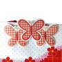 Red Butterfly gift bag 25 cm