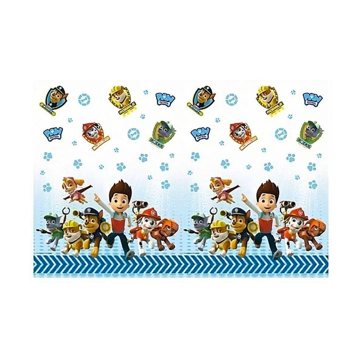 Paw patrol tablecloth with protective film 120 x 180cm