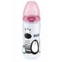 NUK First Choice+ Baby Bottles Penguin Panda Zebra 300ml 6-18 months